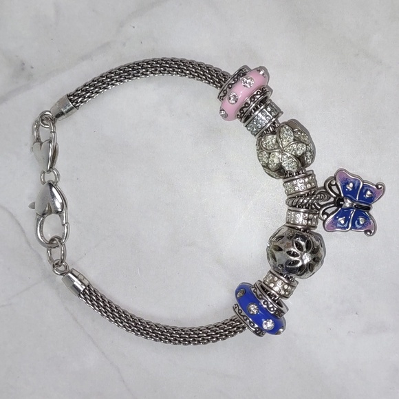 Pandora-style Charm Bracelet - Picture 1 of 6